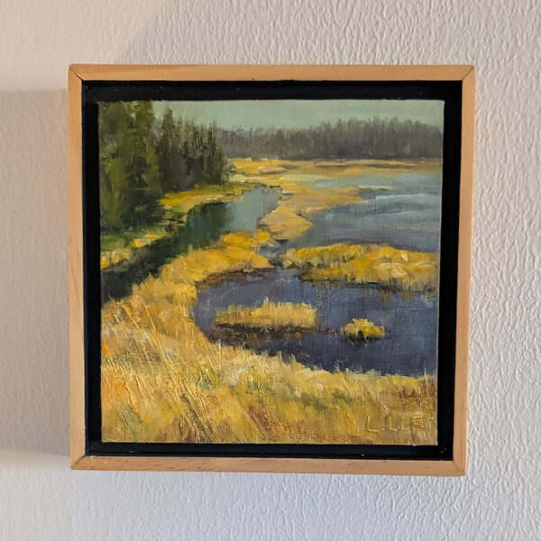 Painting in frame