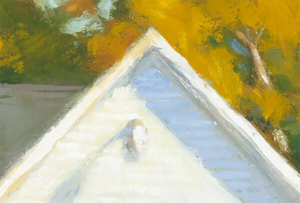Detailed portion of painting