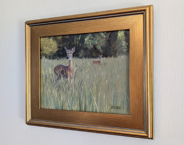 Framed painting