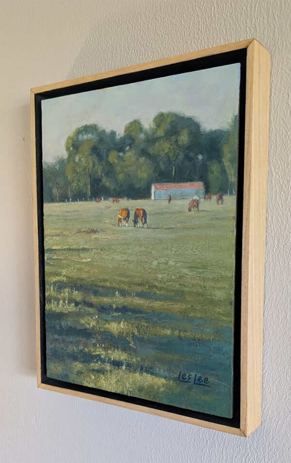 Framed painting