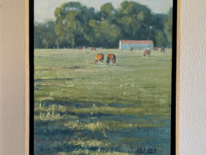 Framed painting