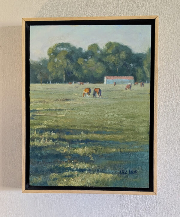 Framed painting