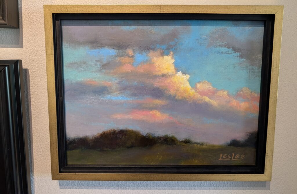 In the Stillness | 9x12 Texas Landscape Oil Painting by Les Lee